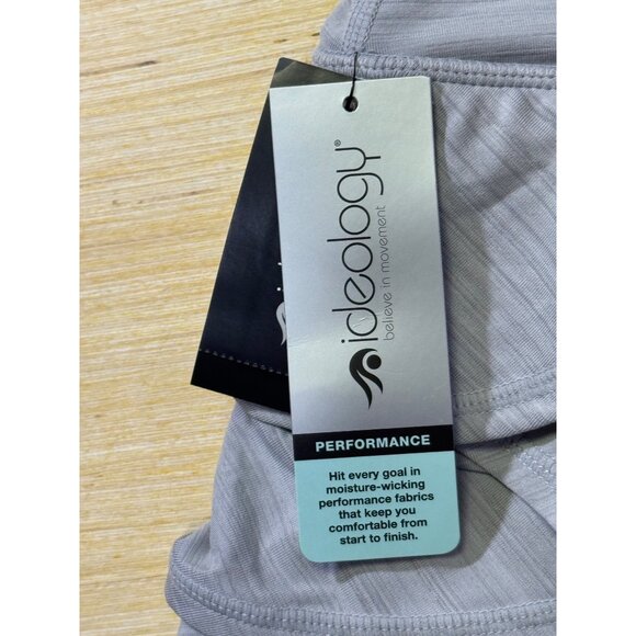 Ideology Gray XXL Performance Moisture-Wicking Tiered Athletic Skort - Picture 4 of 16